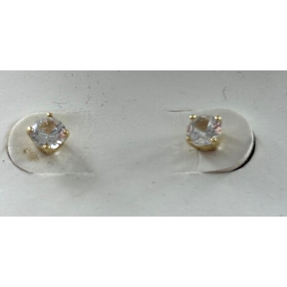 Sterling Silver Earrings & Bracelet Set With Lab Created White Sapphire Stone Of - Picture 3 of 7